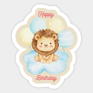 Happy Birthday balloons Sticker